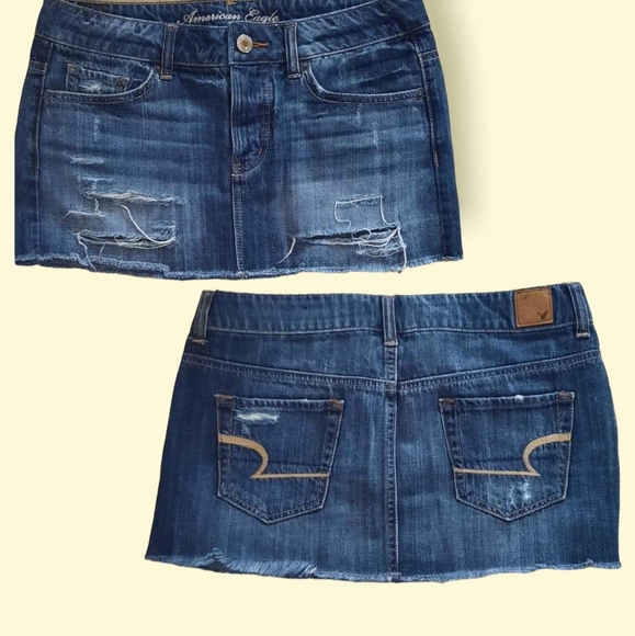 American Eagle, Size 4, Color Blue - Picture 1 of 4